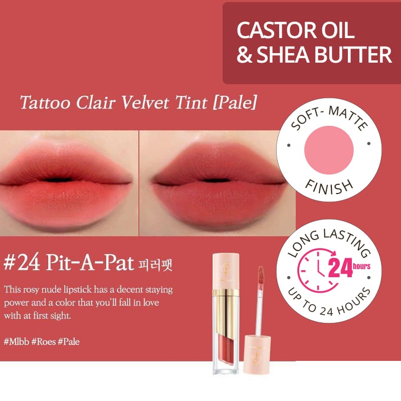 Forencos Tattoo Clair Velvet Tint Mini - 24 Pit A Pat