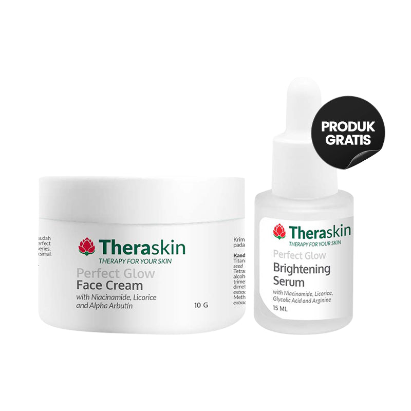 COMBO 1+1 Theraskin Perfect Glow Face Cream | 10 g [FREE GIFT] Theraskin Perfect Glow Brightening Serum | 5m