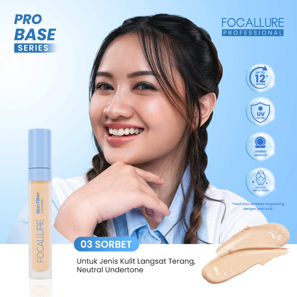 FOCALLURE Skin-Filter Concealer - 03 Sorbet