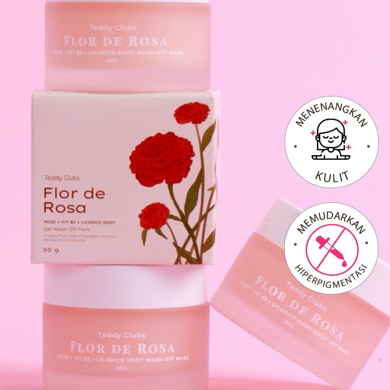 TEDDY CLUBS  Gel Mask Flor de Rosa 50gr