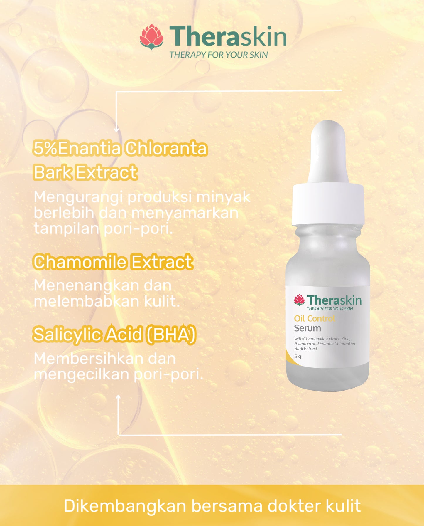 [FREE GIFT] Theraskin Oil Control Serum | 5ml