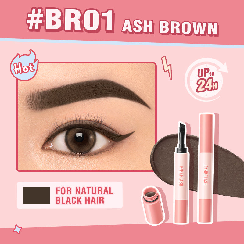 PINKFLASH SMUDGE PROOF BROW POMADE BR01