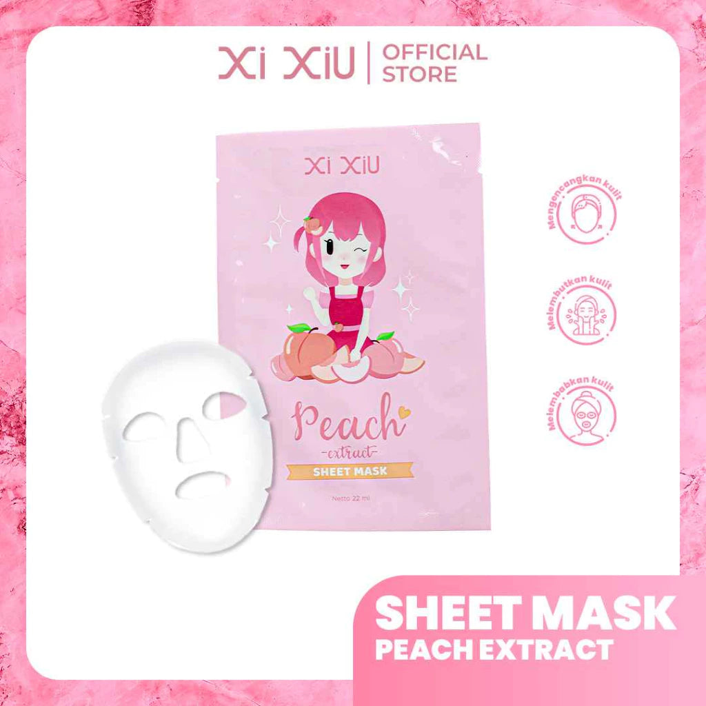 Xi Xiu Sheet Mask With Peach Extract | 22 ml