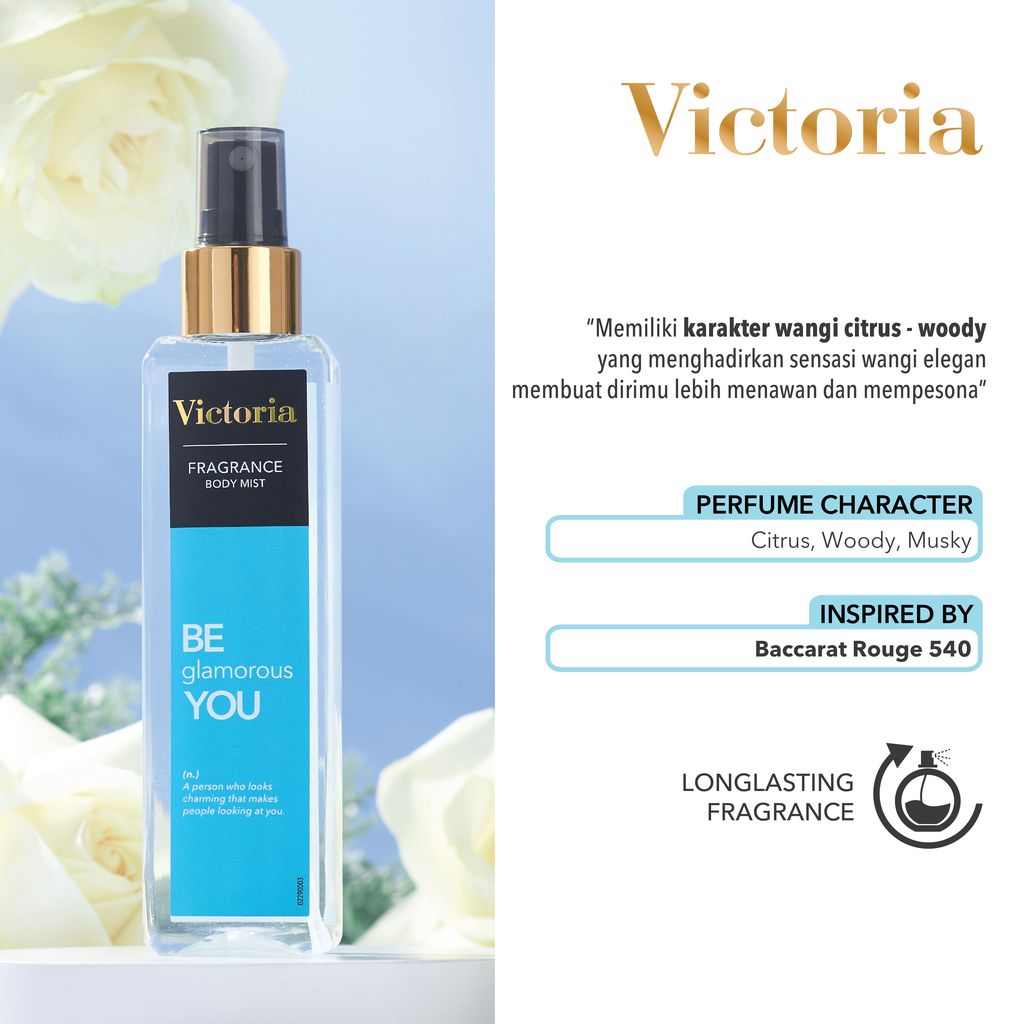 Victoria Fragrance Body Mist Be Glamorous | 100 ml