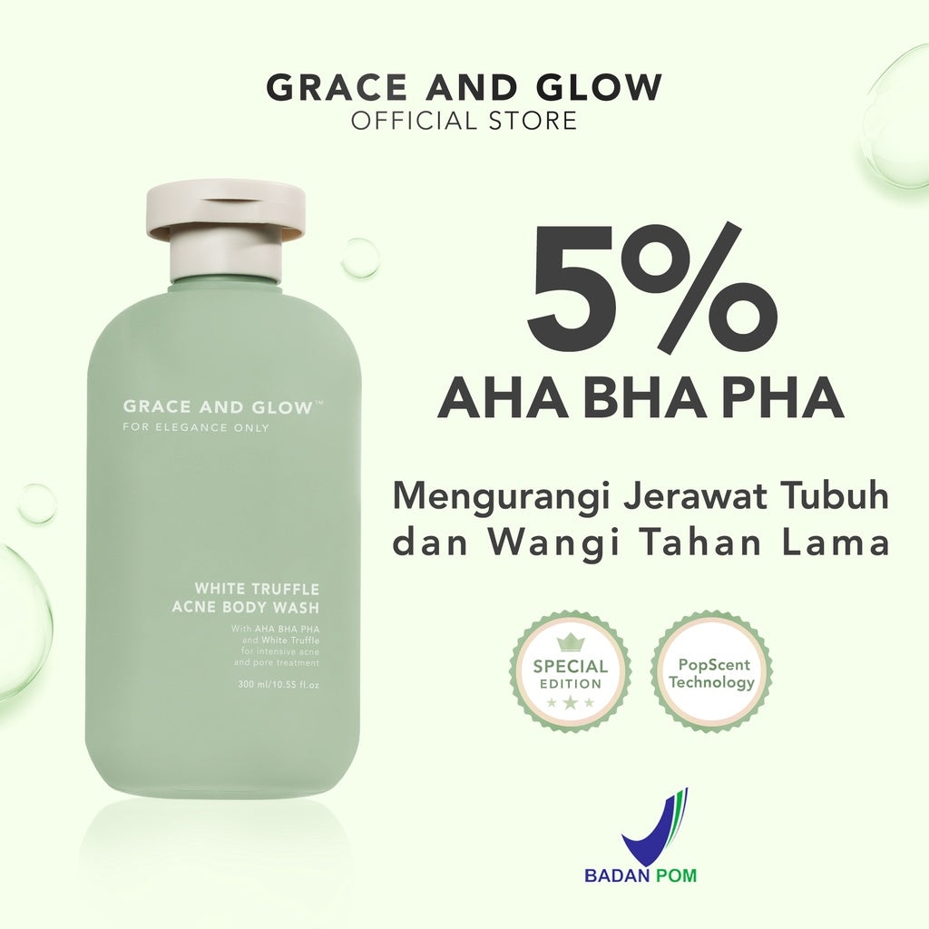 [DEFECT] GRACE&GLOW White Truffle Acne Body Wash