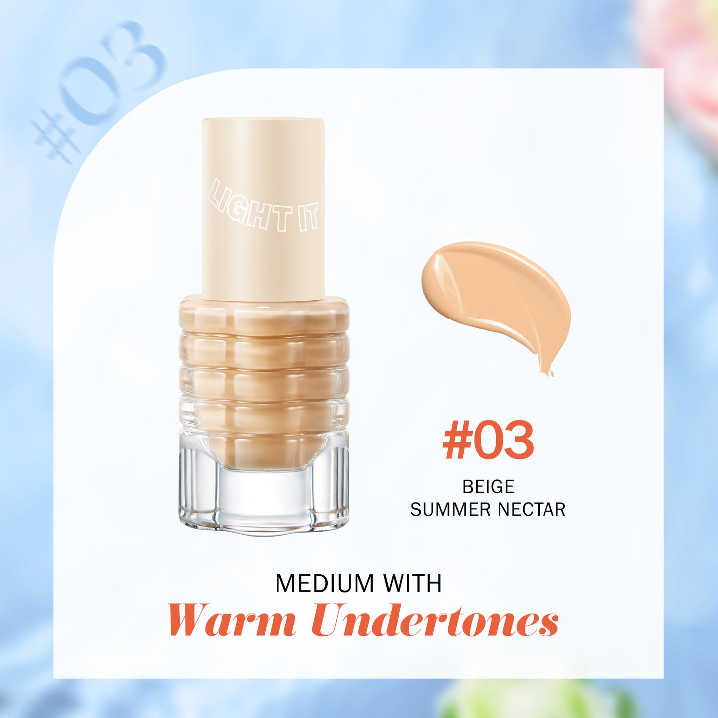 Barenbliss Light It Up Skin Tint - 03 Beige Summer Nectar | 20 g