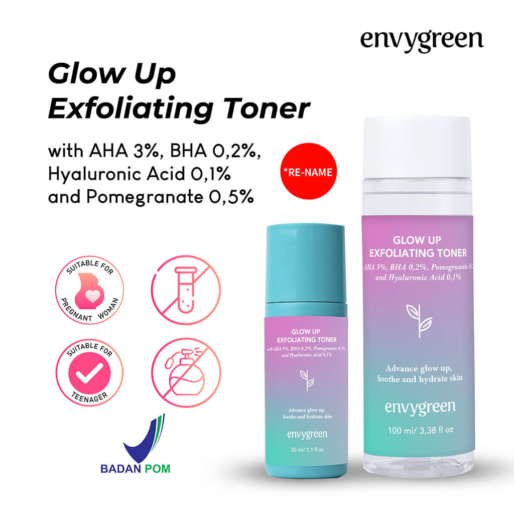 Envygreen Glow Up Exfoliating Toner | 100 ml