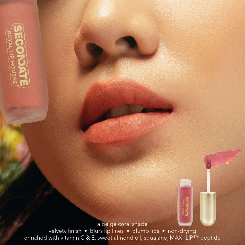 SECONDATE Royal Lip Mousse in Library