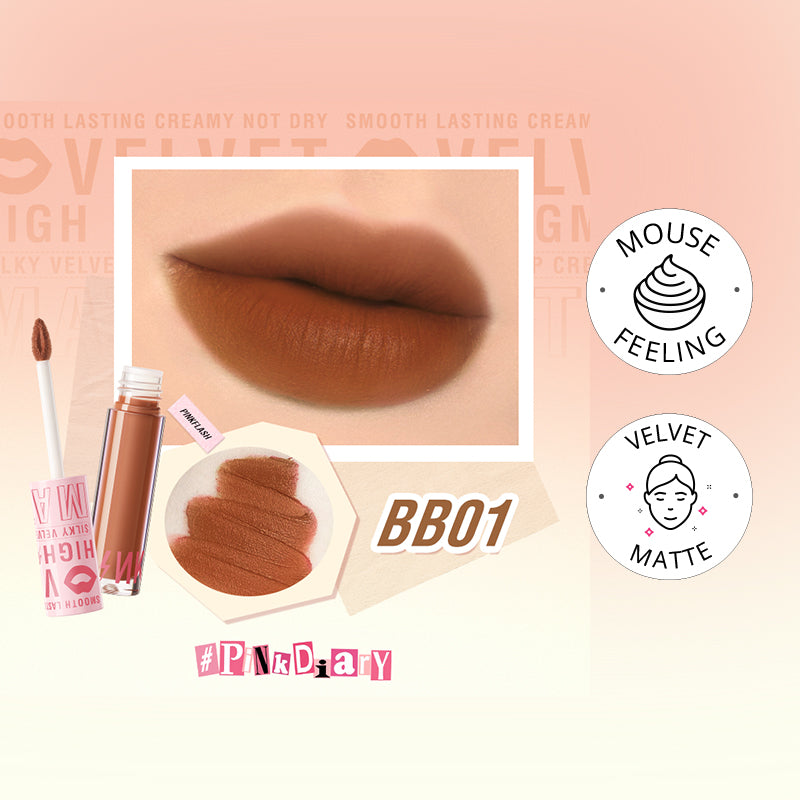 Pinkflash Silky Velvet Lip Cream PF-L04 BB01