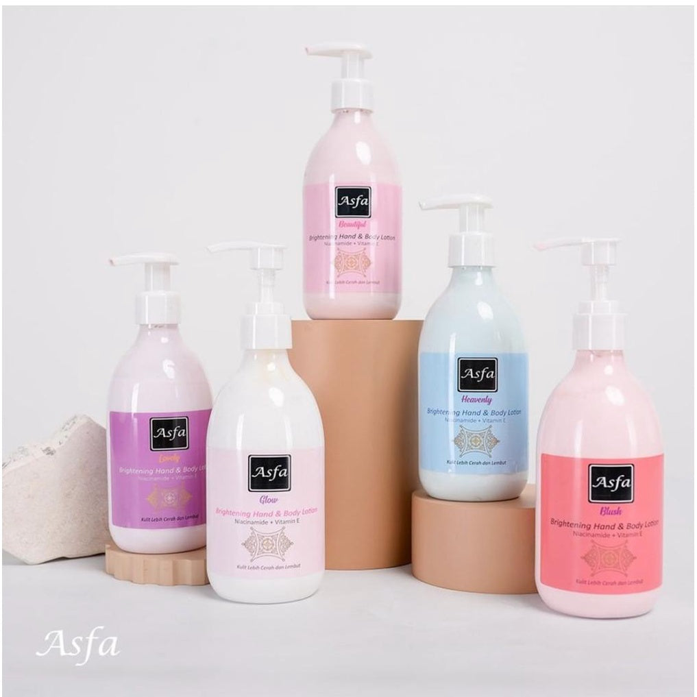 Asfa by Tokyo Night Brightening Body Lotion (Lovely) Violet | 300 ml