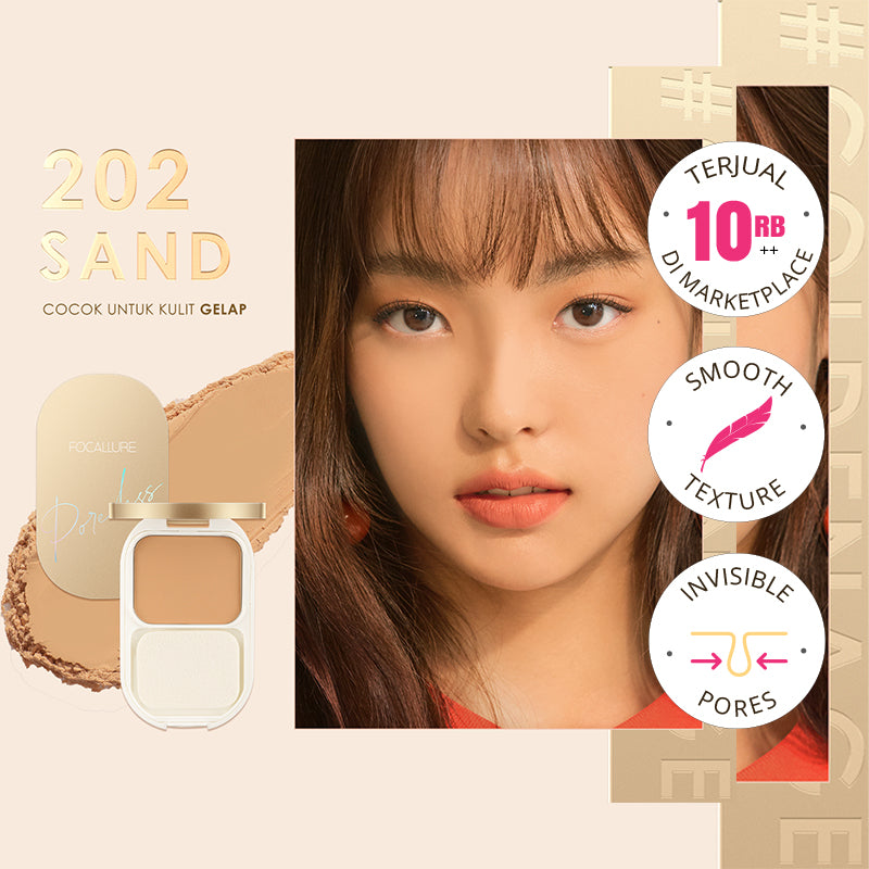 Focallure Lasting Poreless Compact Powder FA206 #202