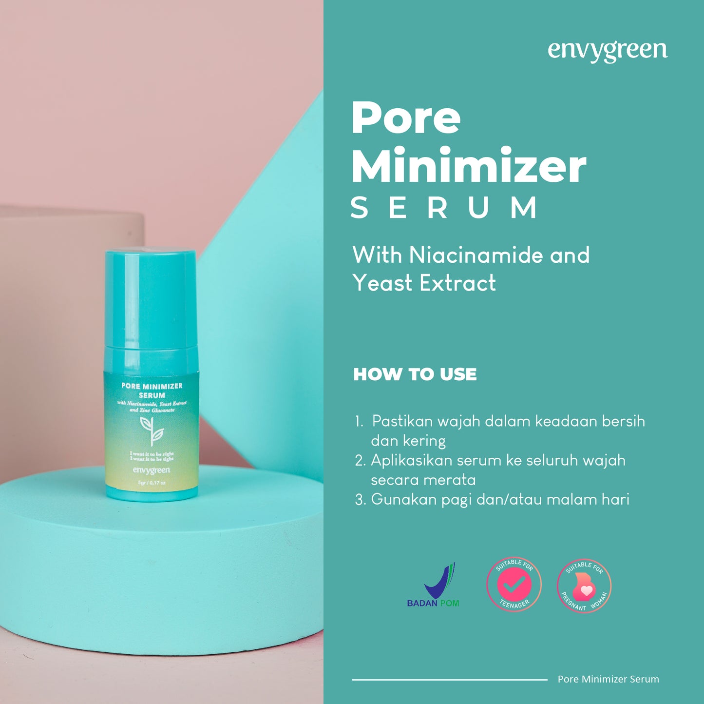 Envygreen Pore Minimizer Serum | 5 ml