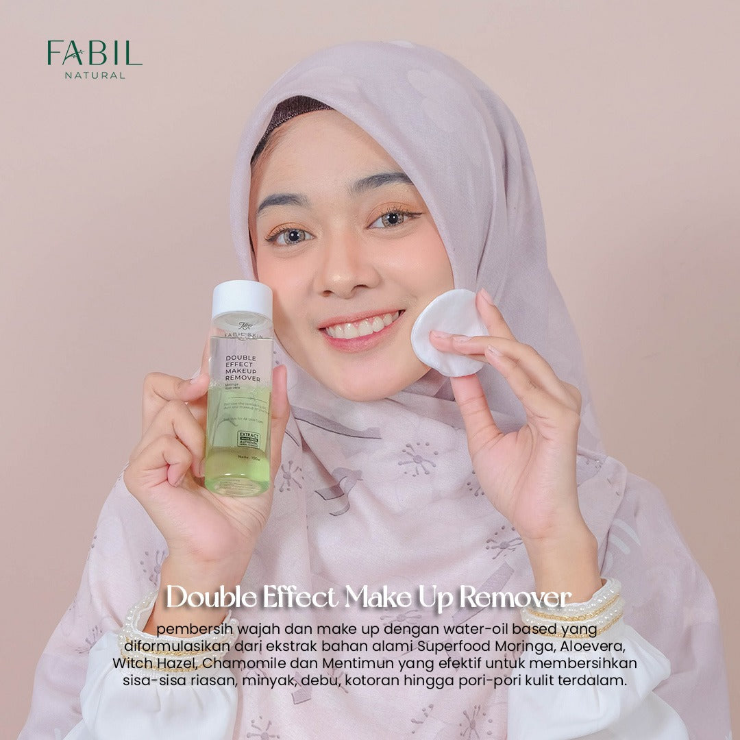 FABIL Double Effect Makeup Remover with Moringa & Aloe Vera 100ml