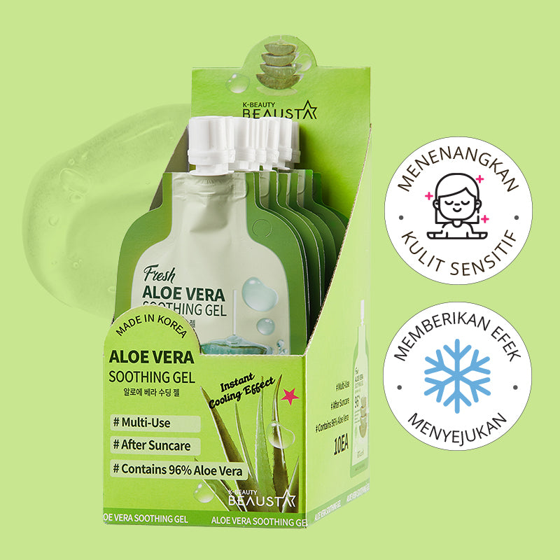 Beausta Aloe Vera Soothing Gel | 20 ml X 10 Pcs