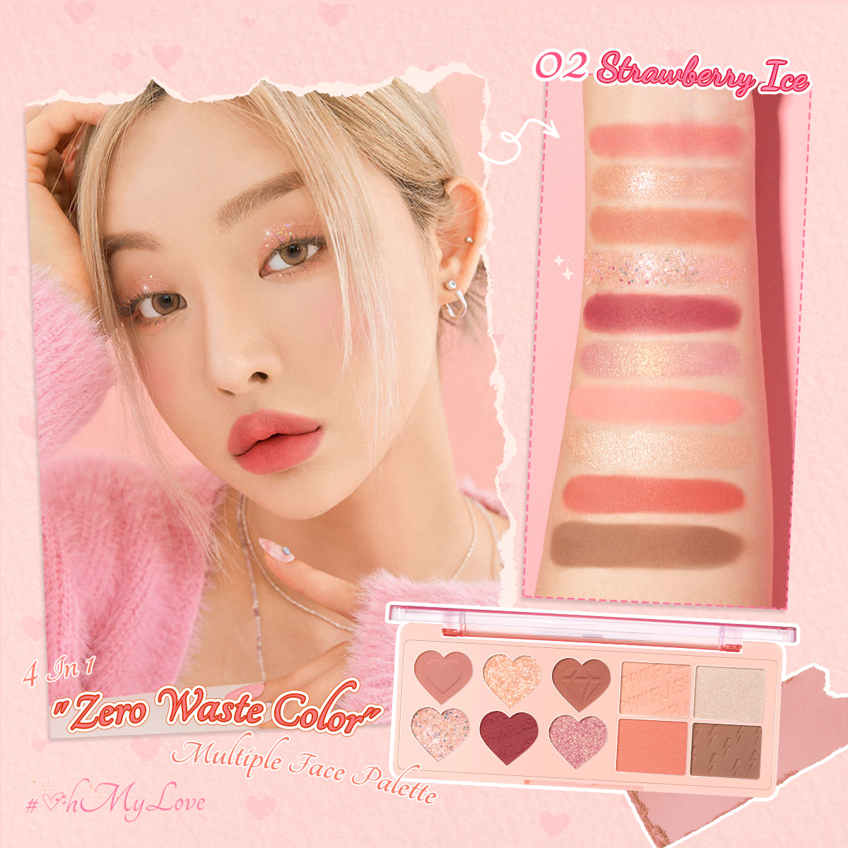 Pinkflash Multi Face Pallet PF-M02 - #02