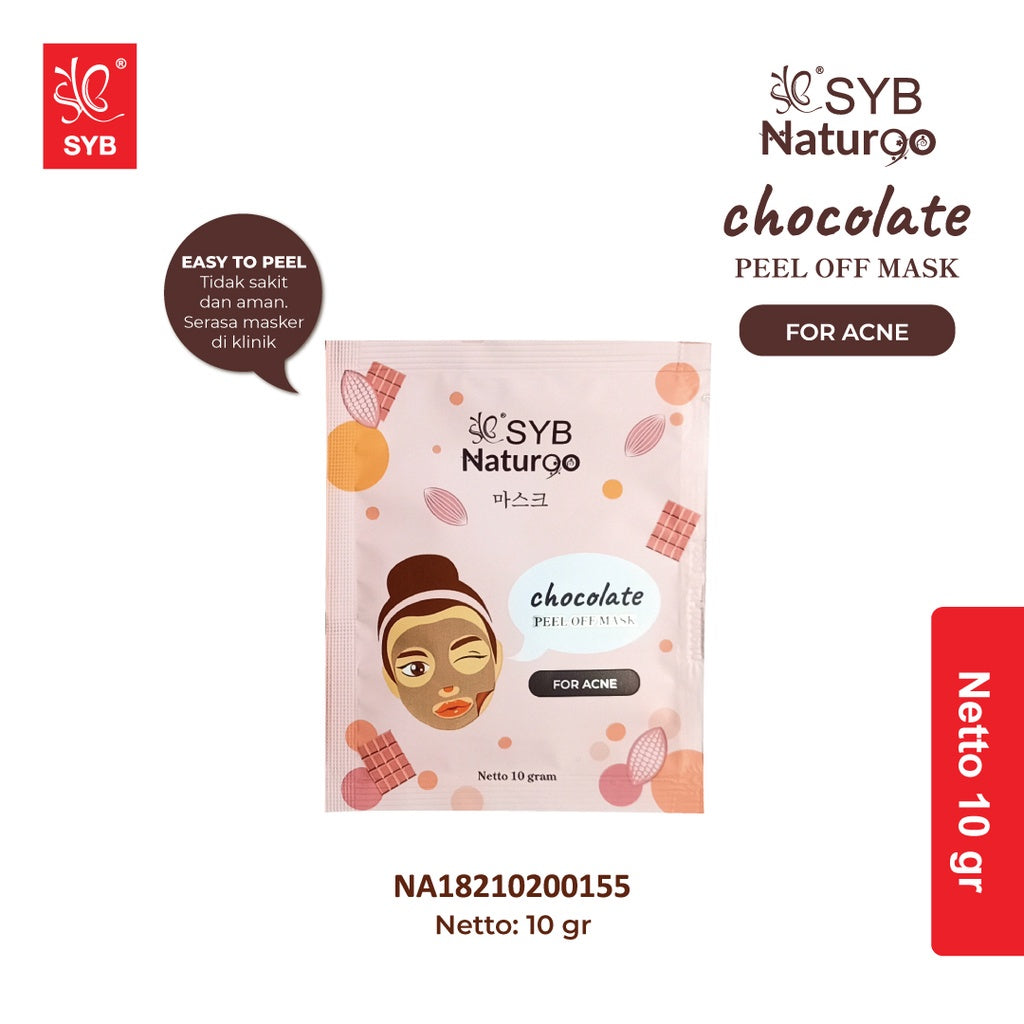 Syb Natur90 Chocolate Peel Off Mask | Box 10 x 10 gr