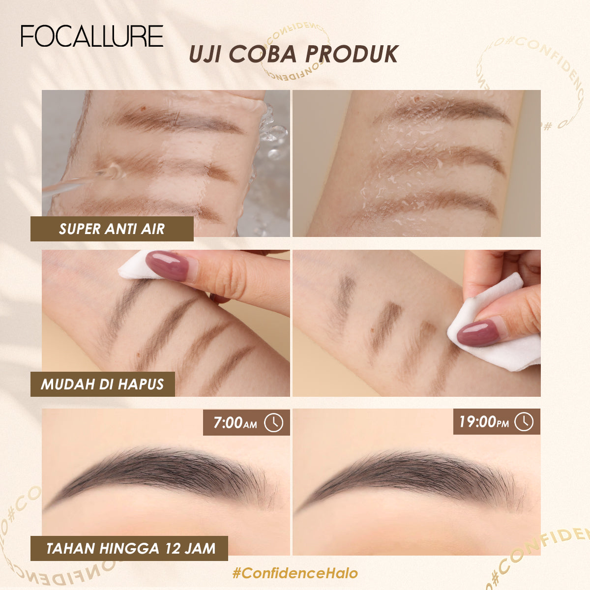 Focallure Silky Shaping Eyebrow Pencil FA202 #1