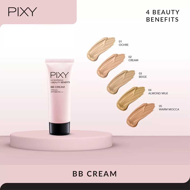 Pixy Uv Whitening Bb Cream
01 Ochree | 30 ml