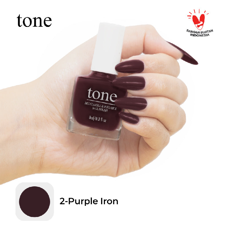 TONE Breathable and Peelable Nail Polish Neutral Palette Series 2