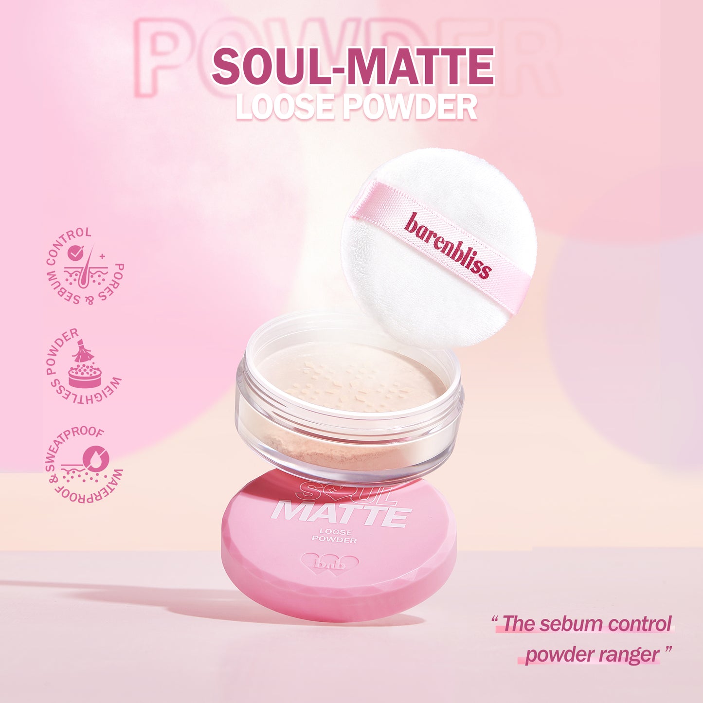 Barenbliss Soul-Matte Loose Powder - 02 Medium Mango Sorbe | 7 g