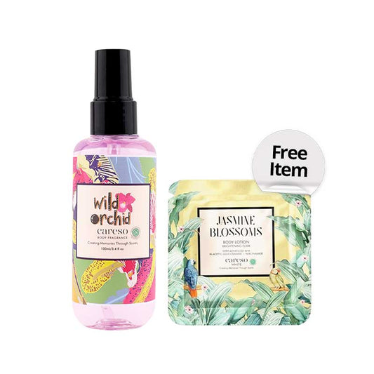 [Combo] Careso Body Fragrance - Wild Orchid | 100 ml + Free Careso Body Lotion Jasmine Blossom