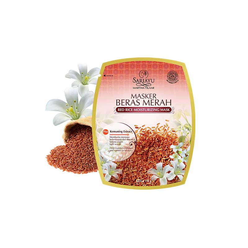 SARIAYU MASKER BERAS MERAH SACHET | 10g