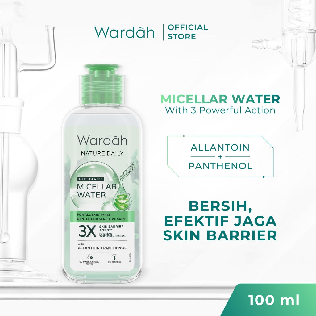 WARDAH Nature Daily Aloe Seaweed Micellar Water | 100 ml