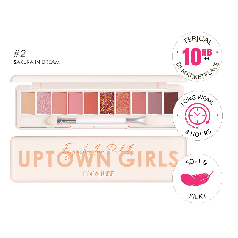 Focallure 10 Color Eyeshadow Palette FA158 #02