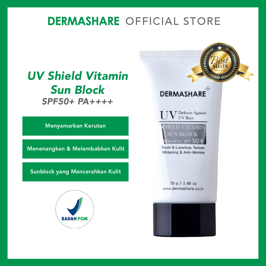 Dermashare UV Shield Vitamin Sun Block SPF 50+ PA++++| 70g