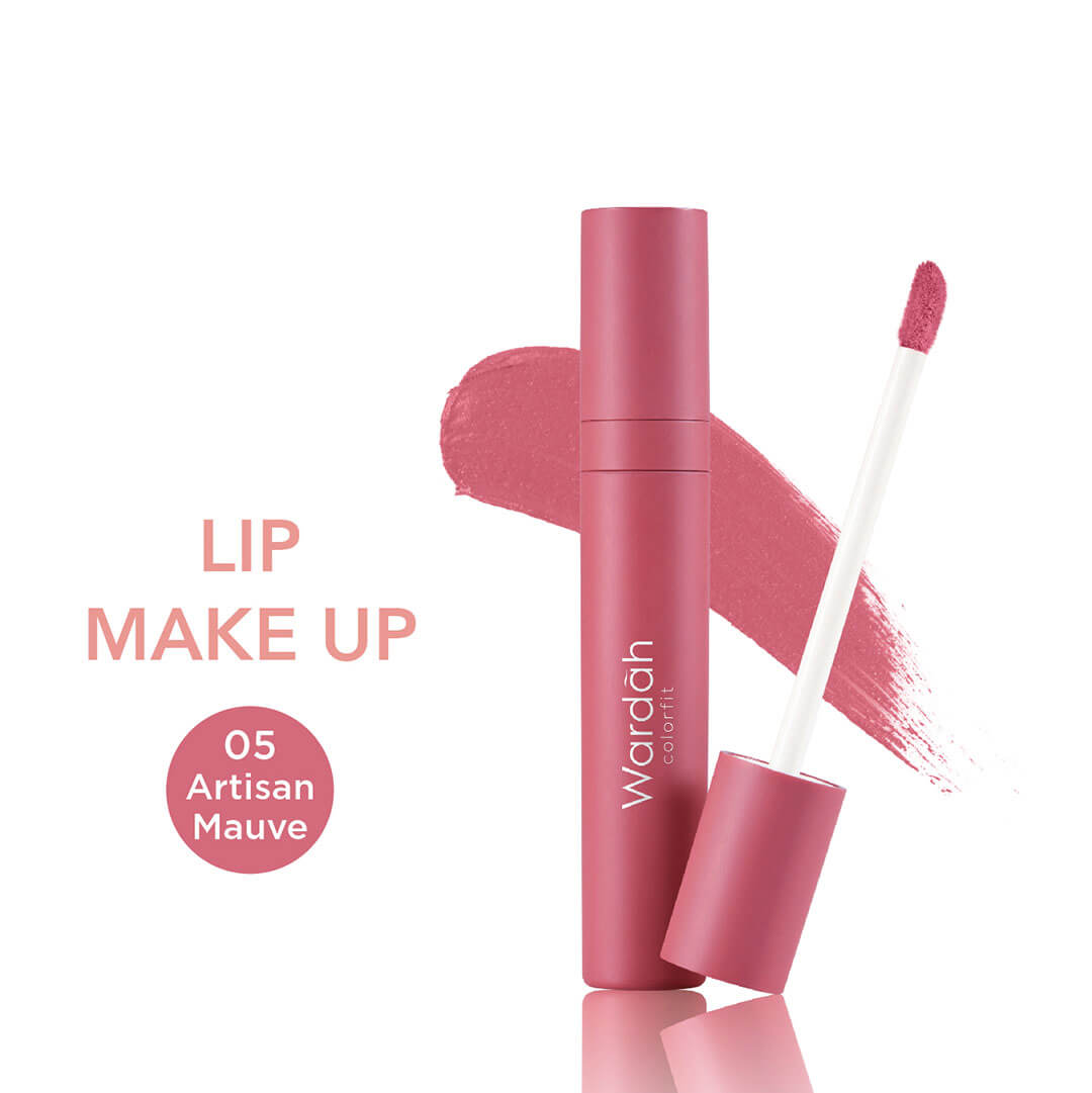 Wardah Colorfit Velvet Matte Lip Mousse - 05 Artisan Mauve | 4 gr