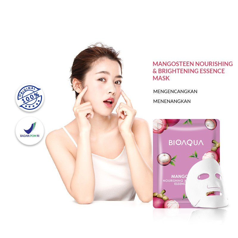 BIOAQUA Mangosteen Nourishing & Brightening Essence Mask 25g