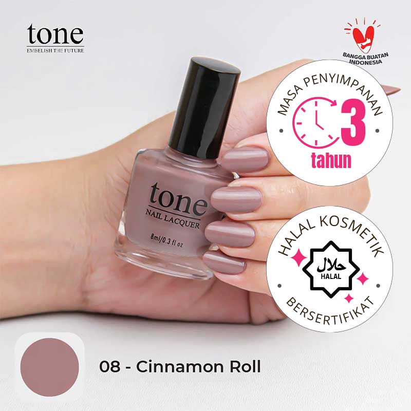 Tone Nail Polish Glossy Nude Series 8 | 8 ml