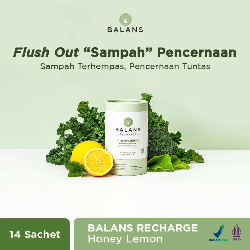 Balans Recharge Honey Lemon Fiber & Probiotics Drink| 210 g