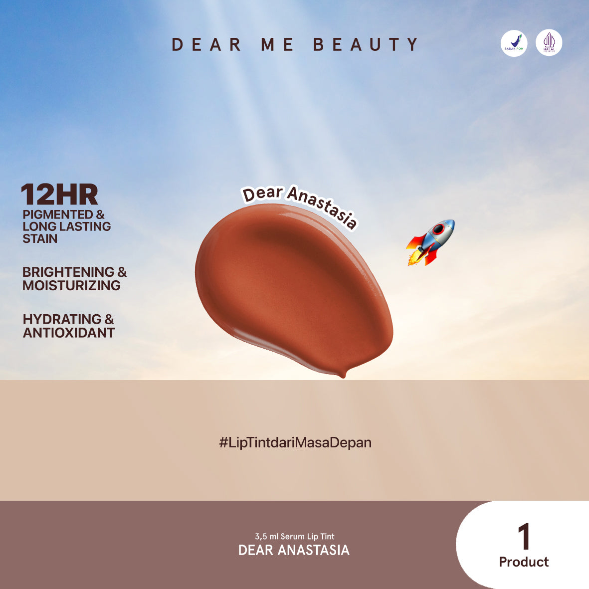 Dear Me Beauty Serum Lip Tint - Dear Anastasia