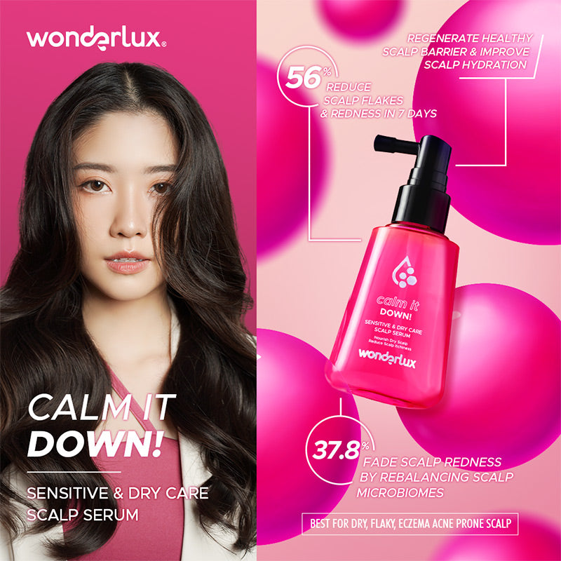 WONDERLUX Calm it Down! Sensitive & Dry Care Scalp Serum | 75ml