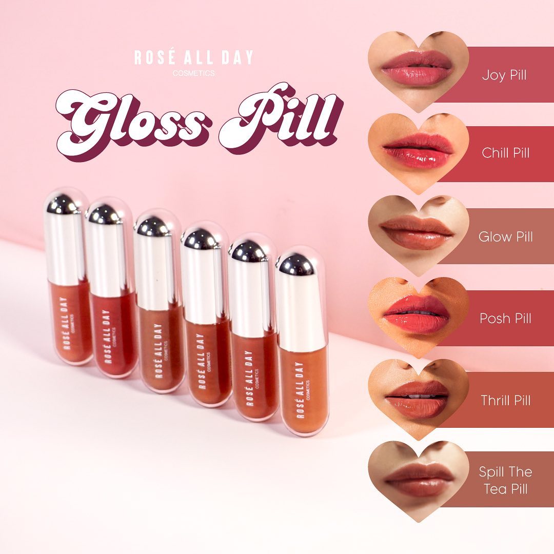 ROSE ALL DAY Lip Gloss - Posh Pill