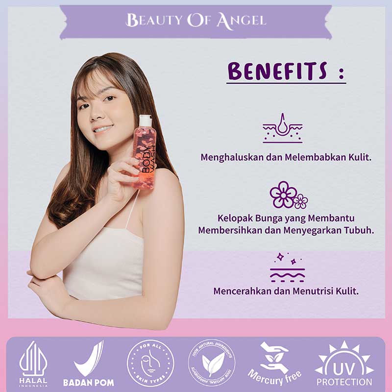 Beauty Of Angel Body Wash With Petal | 250 ml