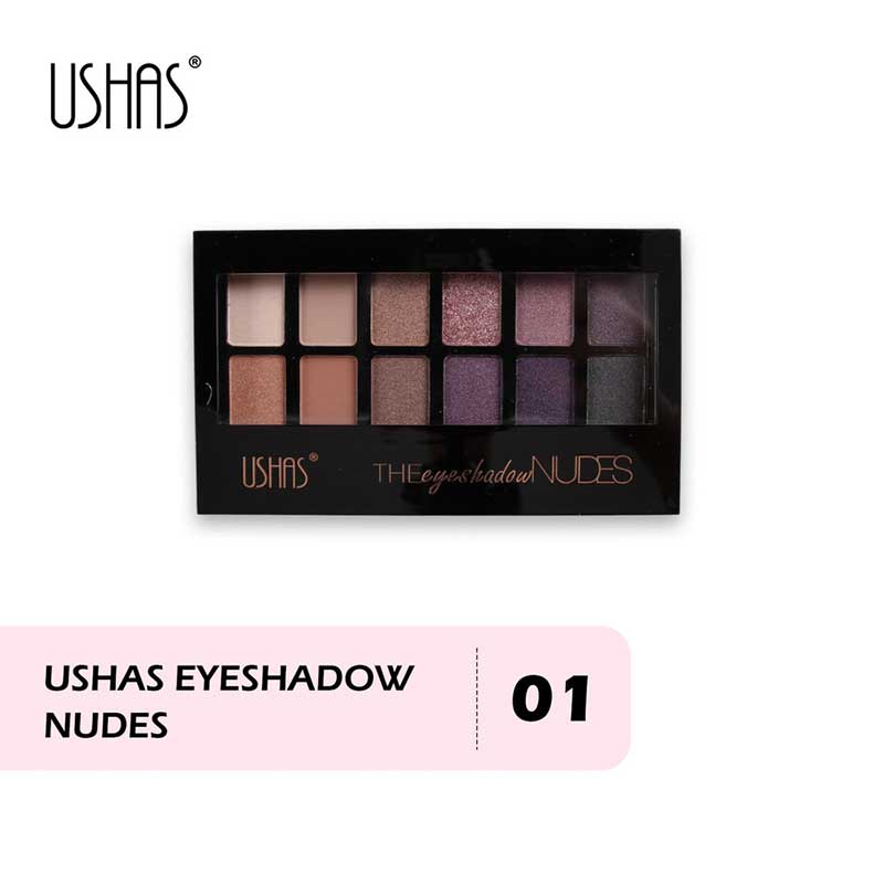 Ushas ES2802 Eyeshadow Nudes No.01 | 10.2gr