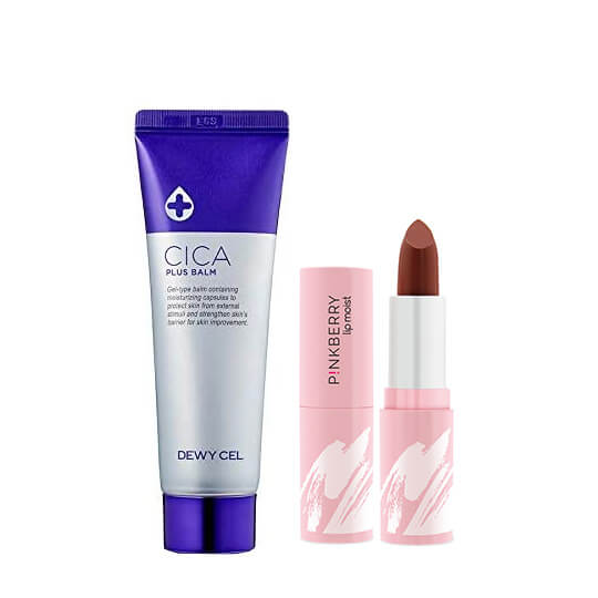 [Combo] Pinkberry Lip Moist Rising Star + Dewycel Cica Plus Balm Cream (50 ml)