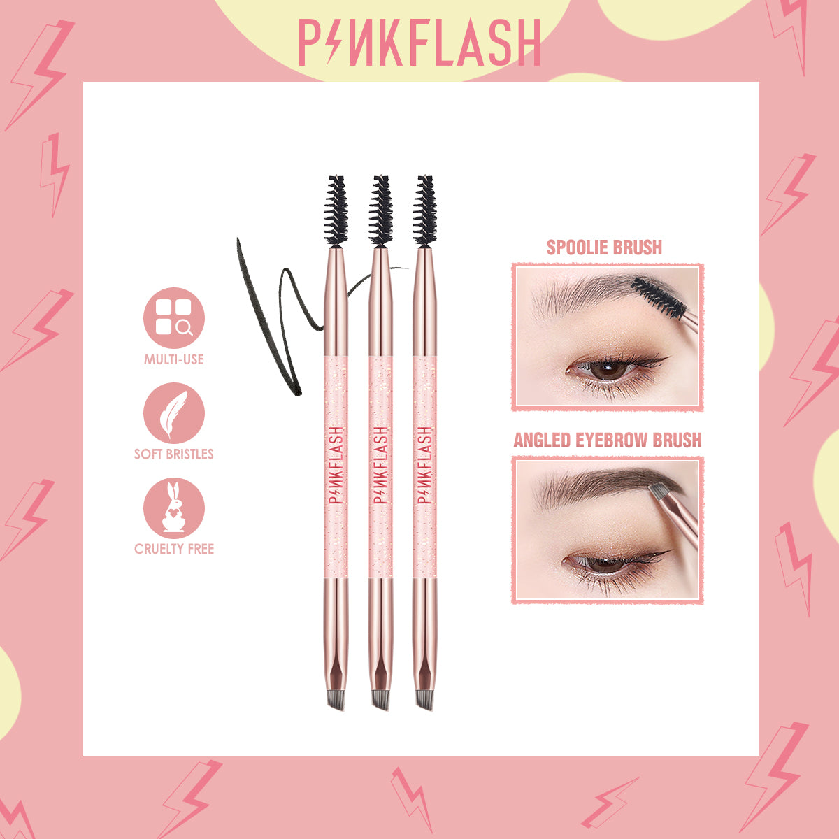 Pinkflash PF-T04 Eyebrow Brush #01