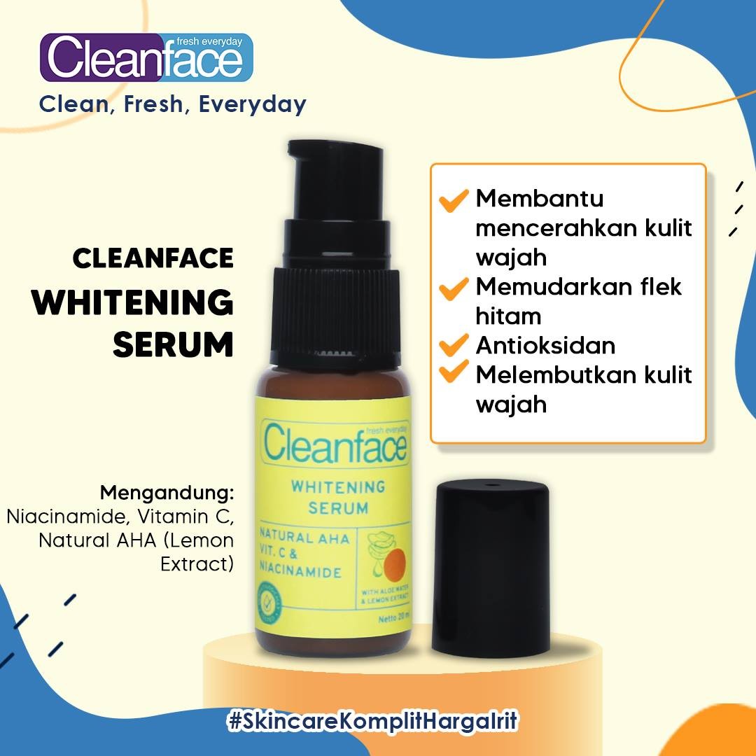 Clean Face Whitening Serum | 20 ml