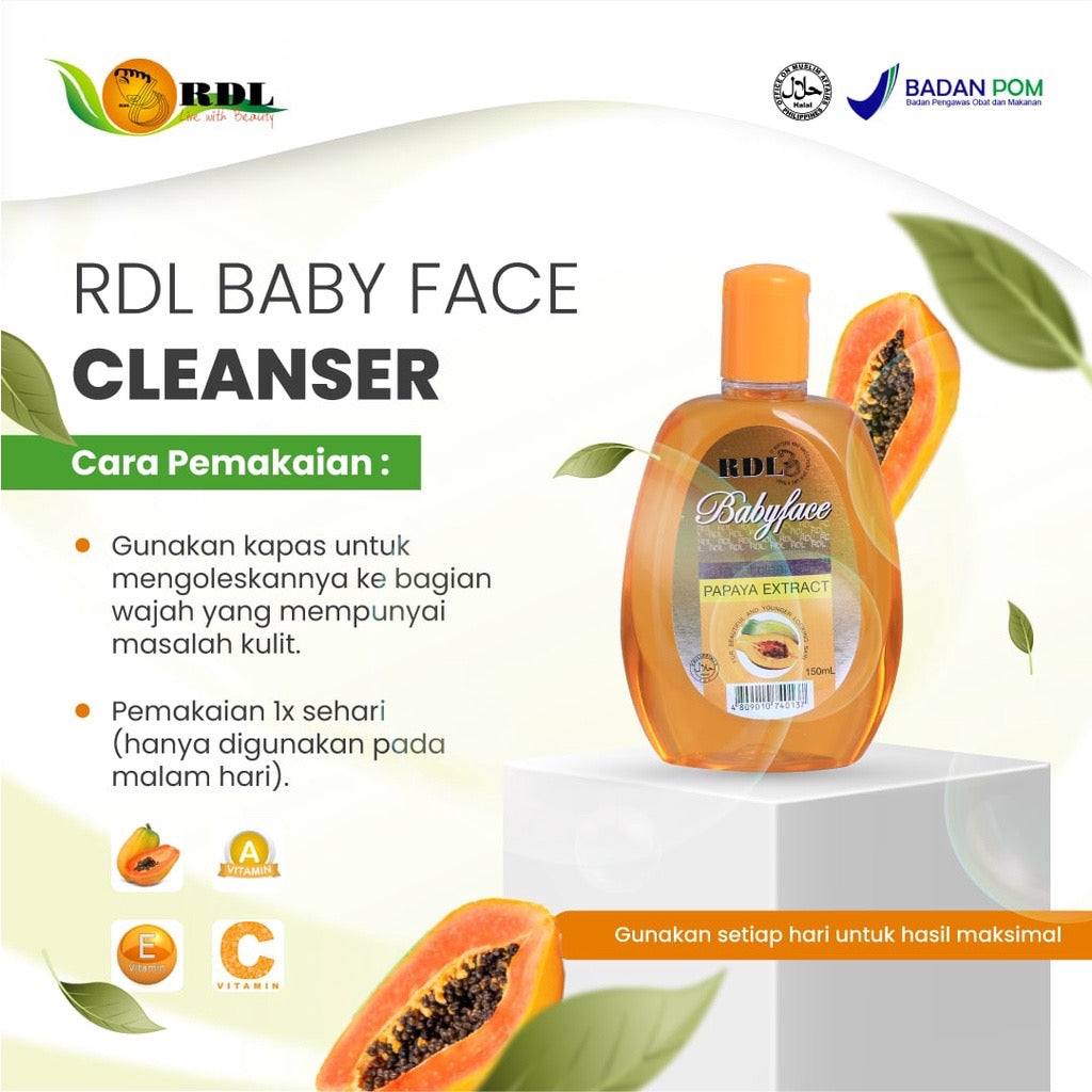 RDL Papaya Babyface Facial Cleanser