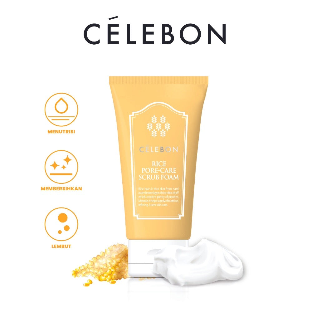 Celebon Rice Pore Care Scrub Foam | 130ml