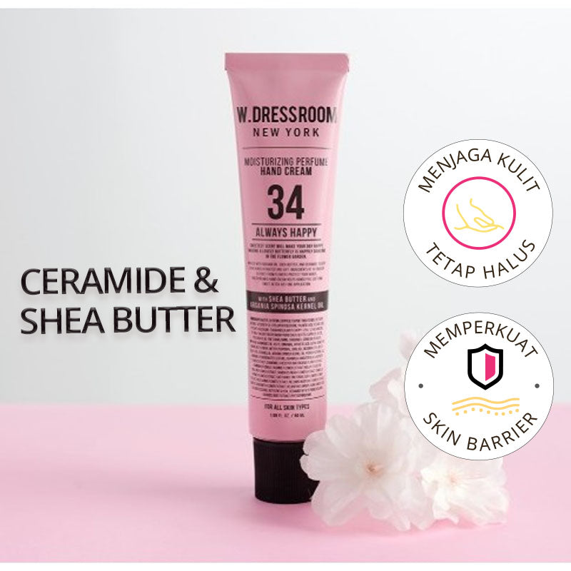 WDressroom Hand Cream No. 34 Always Happy - Perfumed Lotion | 50 ml