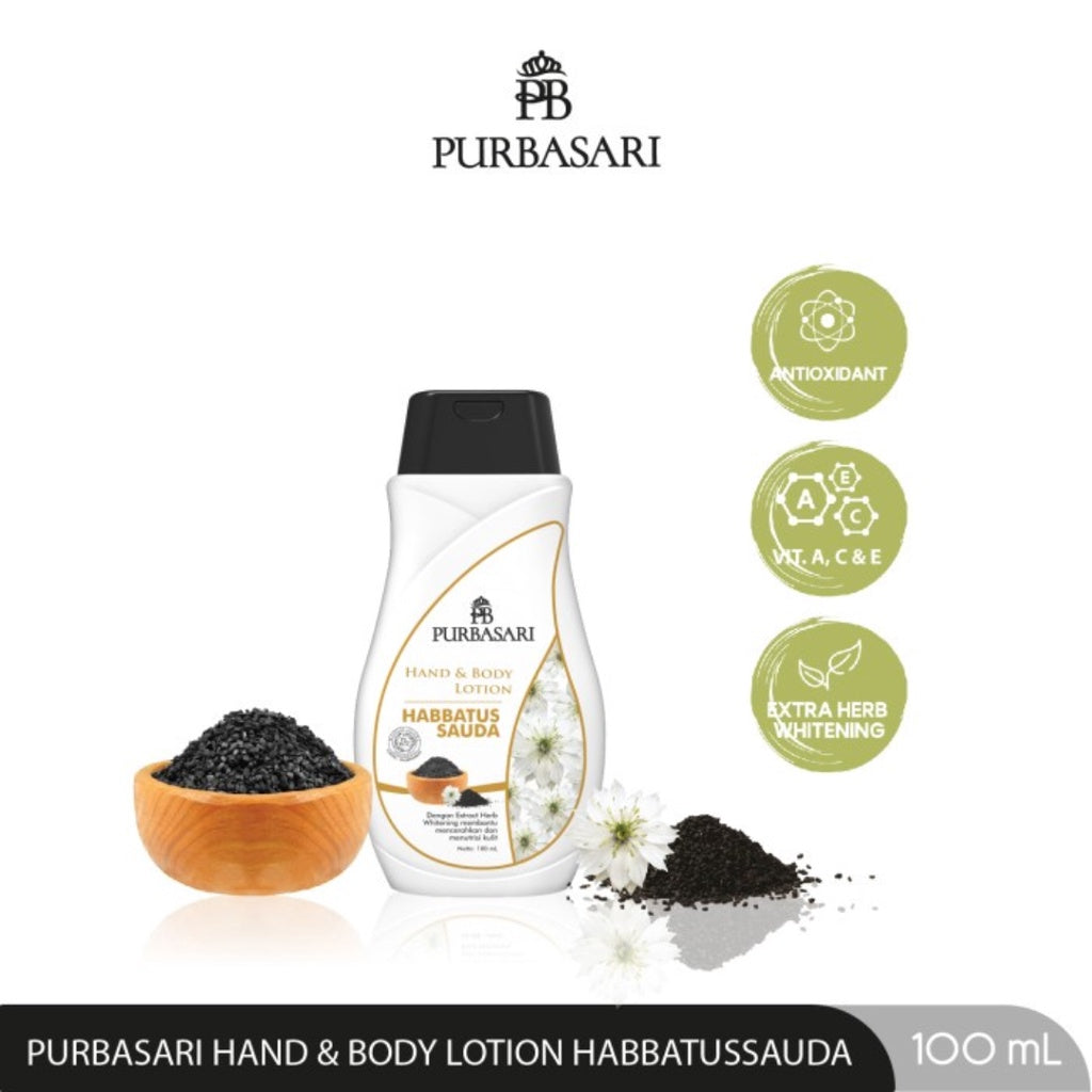 Purbasari Hand & Body Lotion Habbatussauda | 100 ml