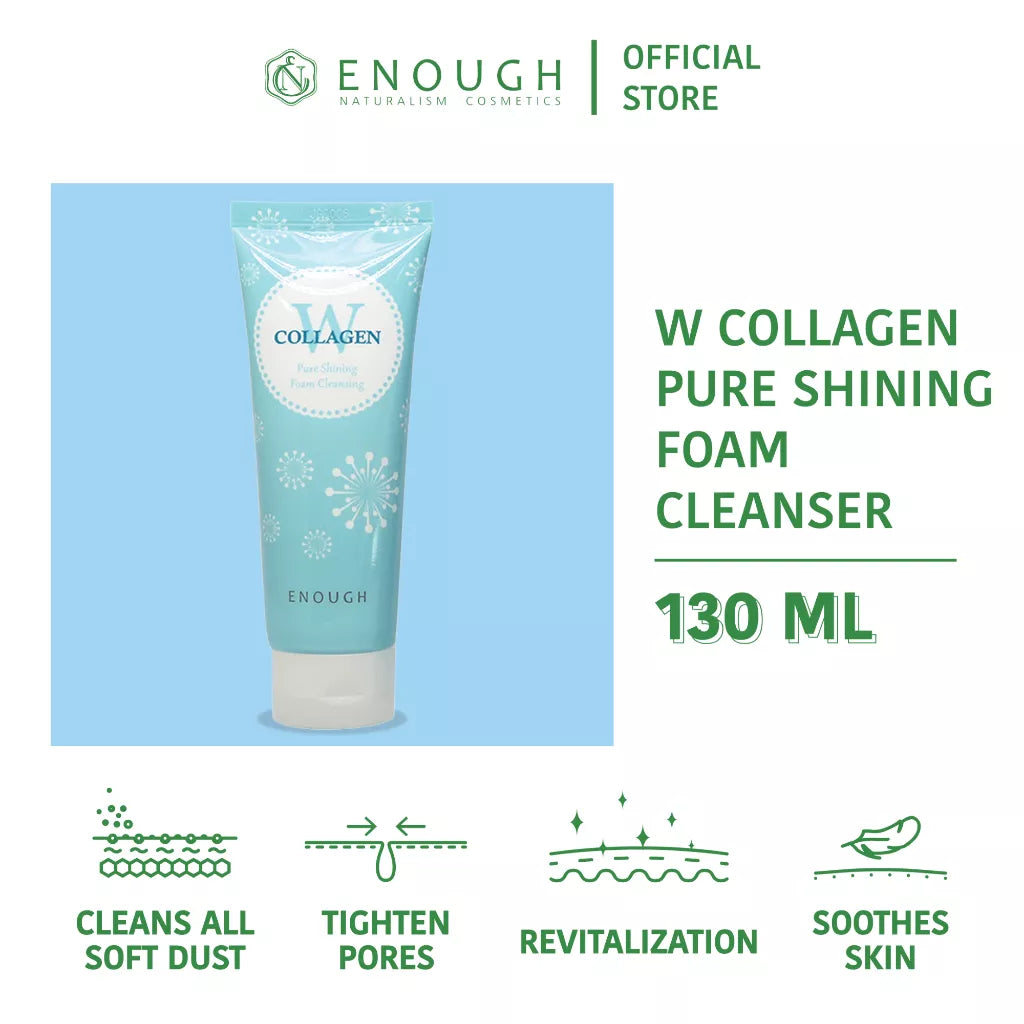 Enough W Collagen Pure Shining Foam Cleansing | 100 g