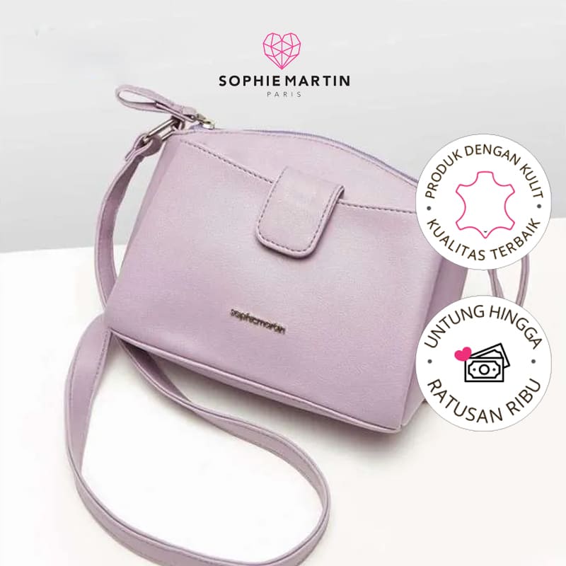 Sophie Martin Mounessie Lilac Bag