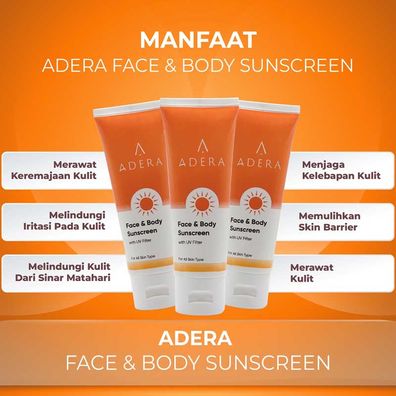 Adera Daily Face & Body Sunscreen 1pcs| 60ml