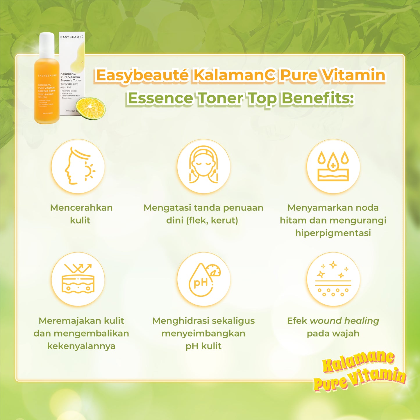 Easybeaute KalamanC 2in1 Toner Essence Pure Vitamin | 100ml