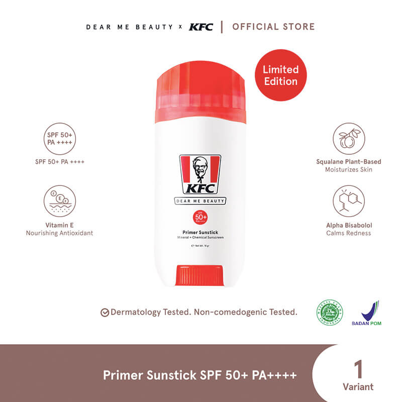 Dear Me Beauty X KFC Primer Sunstick SPF 50+ PA++++ | 18 g